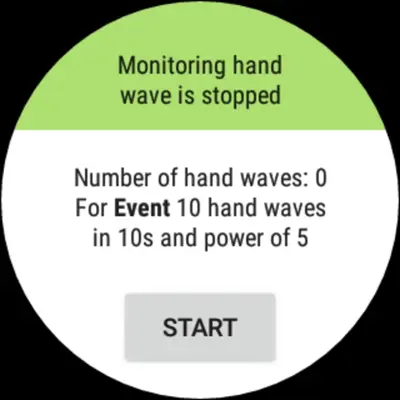 Hand wave counter (Unreleased) android App screenshot 0